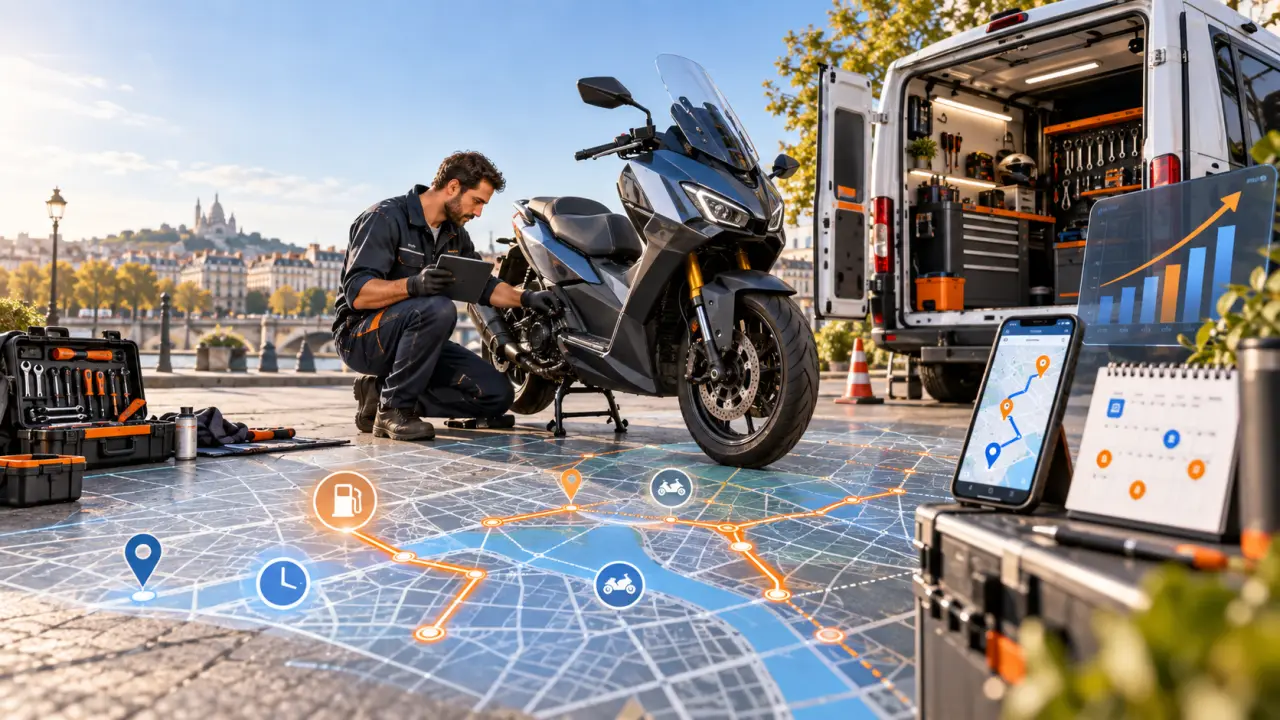 Mécanicien auto-entrepreneur à domicile : la rentabilité dépend d’abord des déplacements