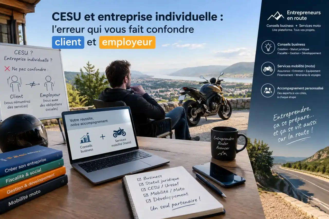 CESU et entreprise individuelle : l’erreur qui vous fait confondre client et employeur